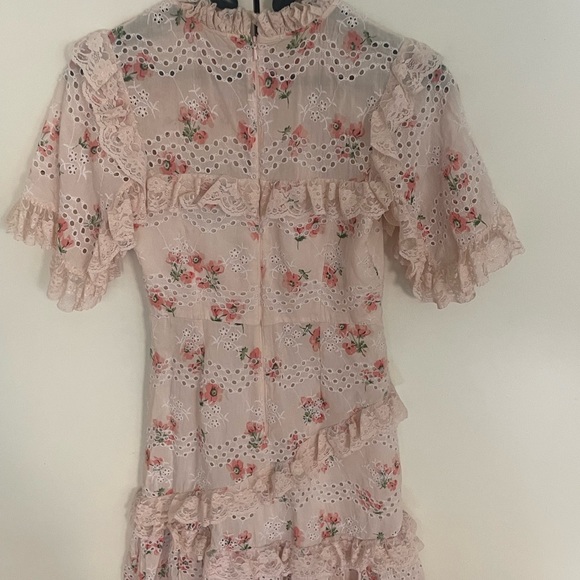 🩷 Needle & Thread Luxury Dress Desert Rose Lace mini - rose pink powder - Picture 4 of 15